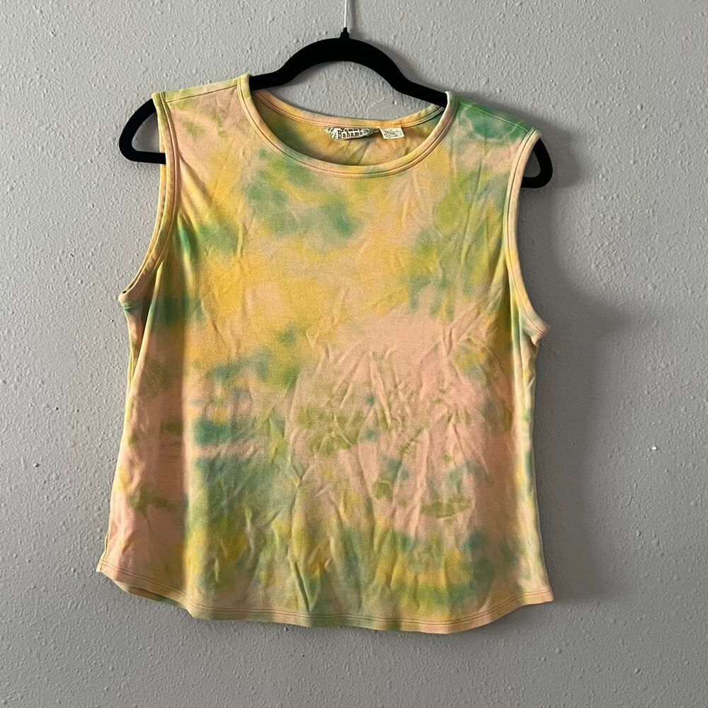 Tommy Bahama Women’s Tie-Dye Tank‎ Top Size Small Silk Cotton Sleeveless Boho